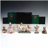 Image 1 : 5pc Dezine The Fairy Collection and Artist Bear Figurines with Boxes