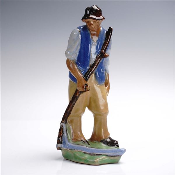 Early Doulton Lambeth Figurine, Reaper H68