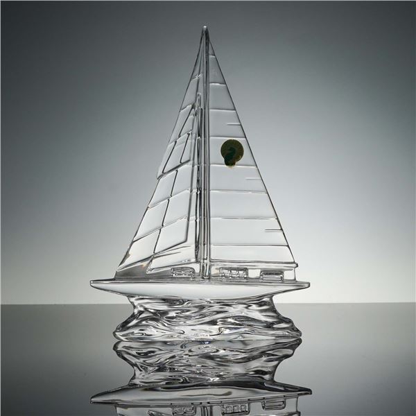Waterford Crystal Figurine, Sailboat