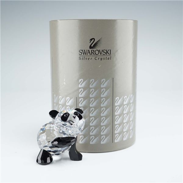 Swarovski Crystal Figurine, Panda Bear Mother