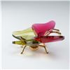Image 3 : Swarovski Crystal Figurine, Paradise Butterfly Pink and Green with Box