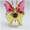 Image 5 : Swarovski Crystal Figurine, Paradise Butterfly Pink and Green with Box