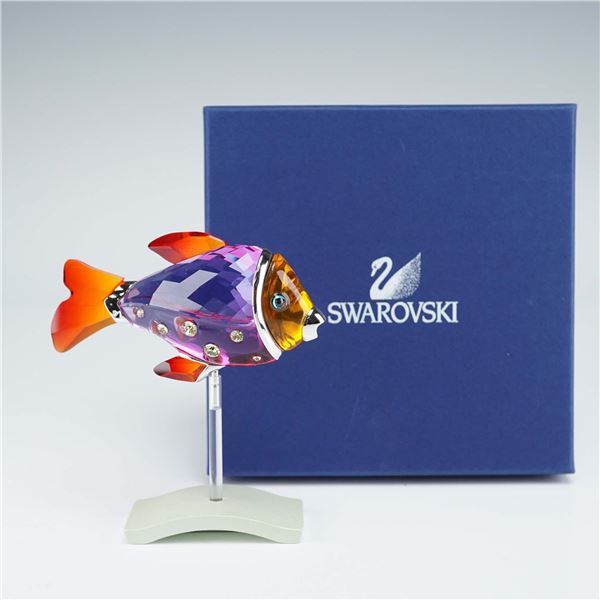 Swarovski Crystal Figurine, Paradise Fish Camaret Fuchsia Rain 626205