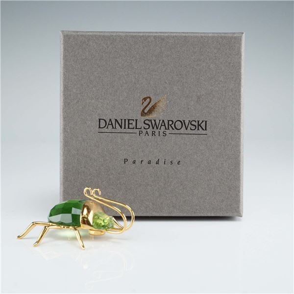 Swarovski Crystal Figurine, Scarab Aranos Peridot Small 250475