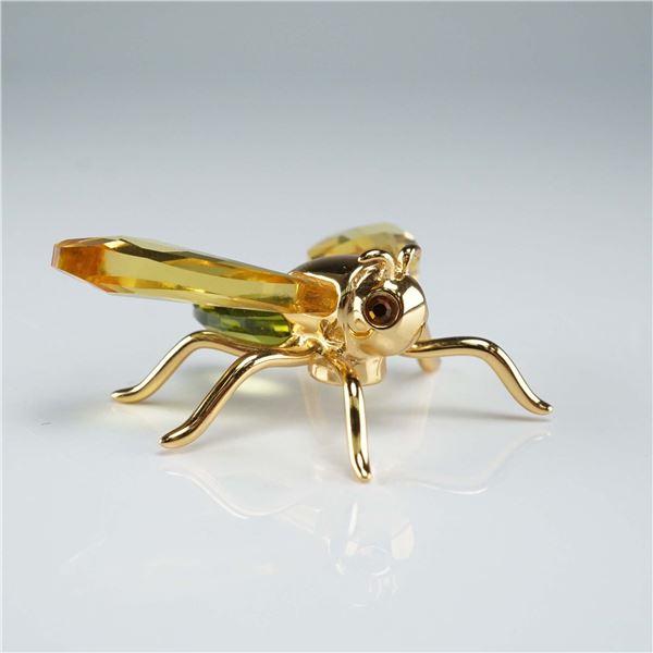 Swarovski Crystal Paradise Bug Figurine, Fly Akima Topaz 250470