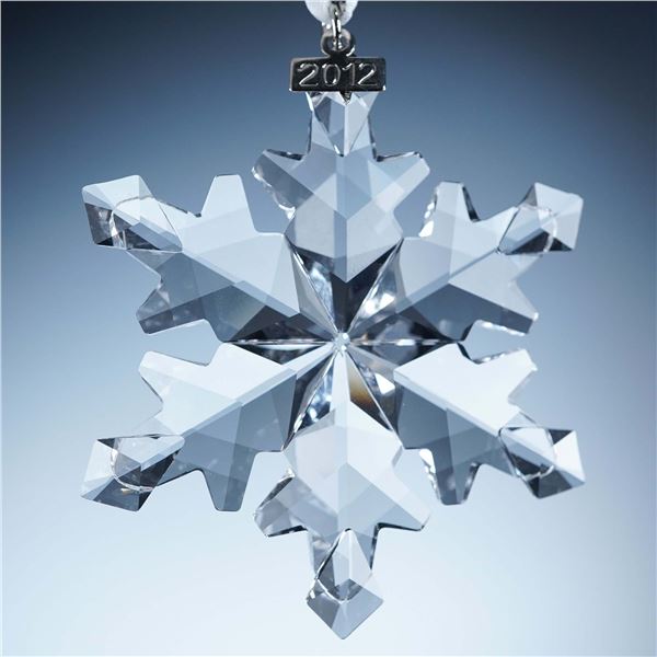 Swarovski Crystal Ornament, 2012 Christmas