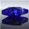 Image 4 : 3pc Rosenthal Blue Crystal Star Paperweights with Boxes