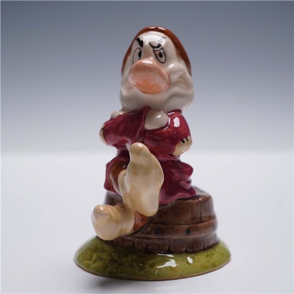 Royal Doulton Snow White Dwarf Porcelain Figurine, Grumpy SW11