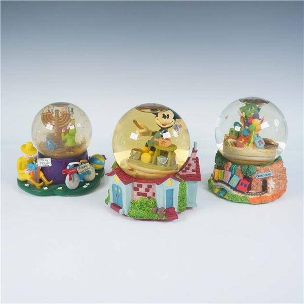 3pc Aviv Judaica Character Waterglobe and Waterballs