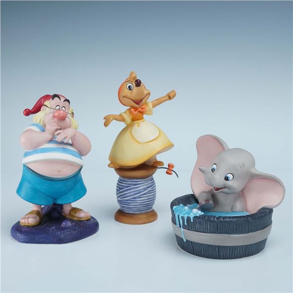 3pc WDCC Figurines, Cinderella, Dumbo and Peter Pan