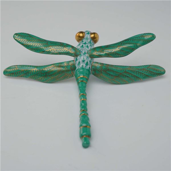 Herend Porcelain Figurine, Dragonfly