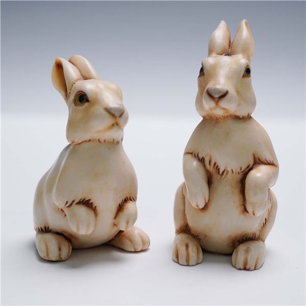 2pc Harmony Kingdom Treasure Jests Rabbits, Antony & Cleopatra
