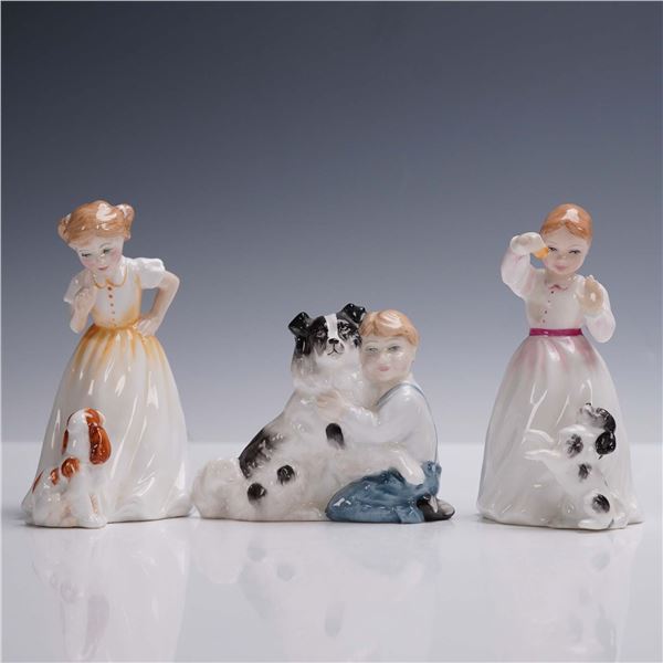 3pc Royal Doulton Figurines by Alan Maslankowski
