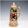 Image 1 : German-Style Beer Stein with Pewter Lid, Dancing Scene