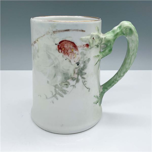 Heinrich & Co. Selb Bavaria Mug, Strawberries and Flowers