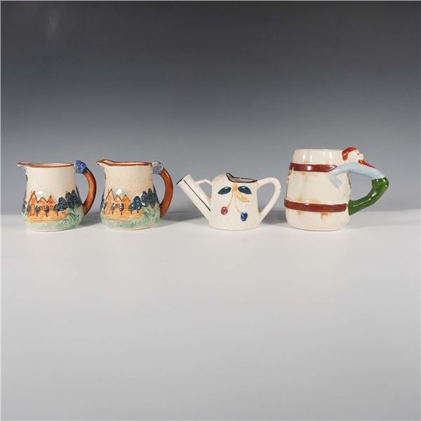 4pc Japanese Ceramic Pitchers and Mug Assortment