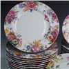 Image 4 : 38pc Bill Goldsmith Limoges Alice Porcelain Dinnerware Set
