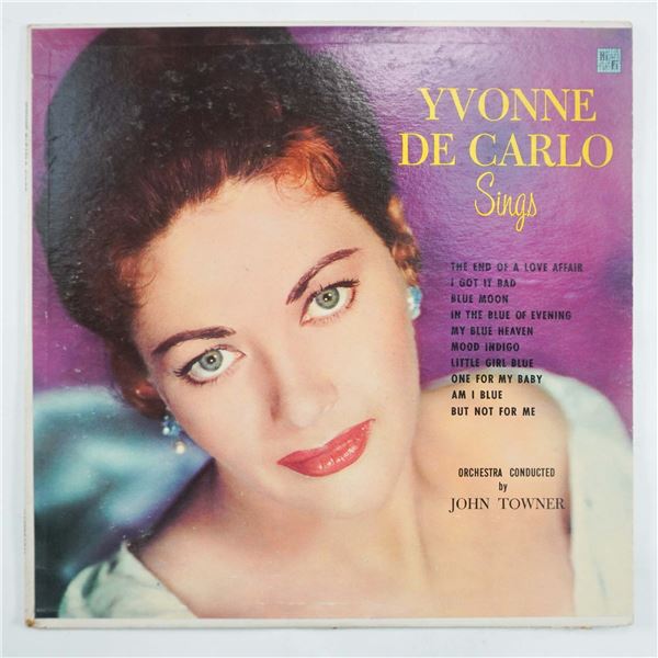 Yvonne De Carlo Sings, Vinyl Record