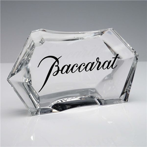 Baccarat Crystal Logo Display Plaque