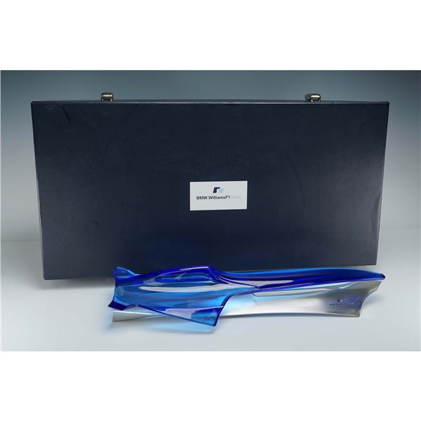 BMW Williams F1 Sculpture, Stainless & Swarovski Crystal