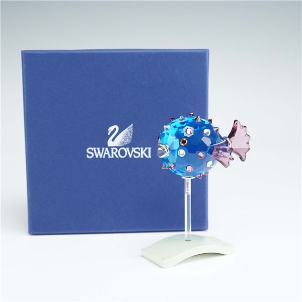 Swarovski Crystal Figurine, Cleona Capri Blue Fish 626203