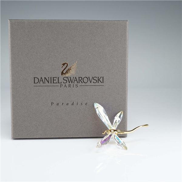 Swarovski Crystal Figurine, Dragonfly Alibey Aurora Borealis 250479