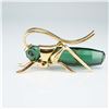 Image 3 : Swarovski Crystal Figurine, Green Grasshopper Paradise Series w/ Box