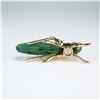 Image 4 : Swarovski Crystal Figurine, Green Grasshopper Paradise Series w/ Box