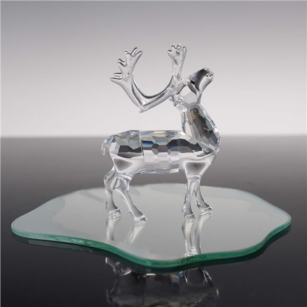 Swarovski Crystal Figurine, Reindeer 214821
