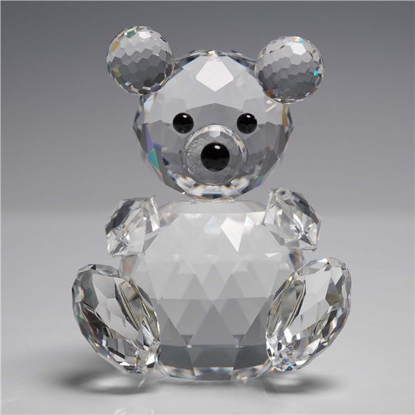 Swarovski Silver Crystal Small Bear Figurine