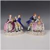 Image 1 : 2pc Dresden-Style Porcelain Figurines Made in Occupied Japan