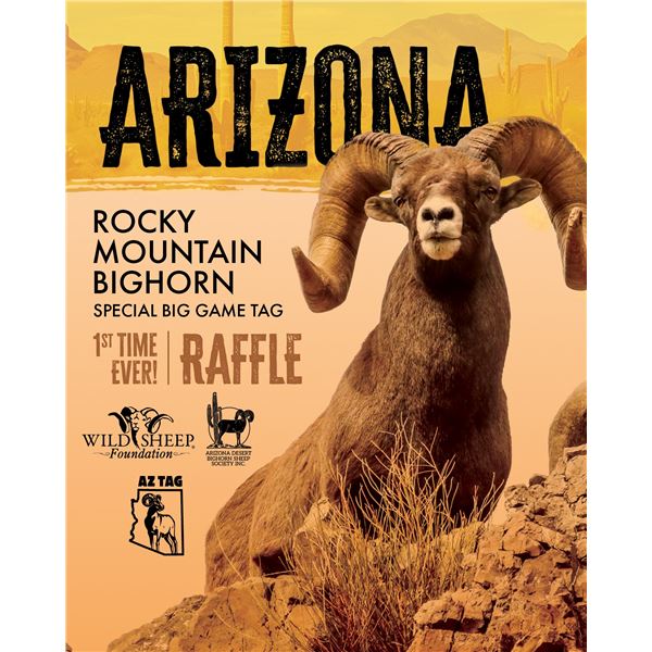 Arizona Rocky Mountain Bighorn Raffle Tickets
