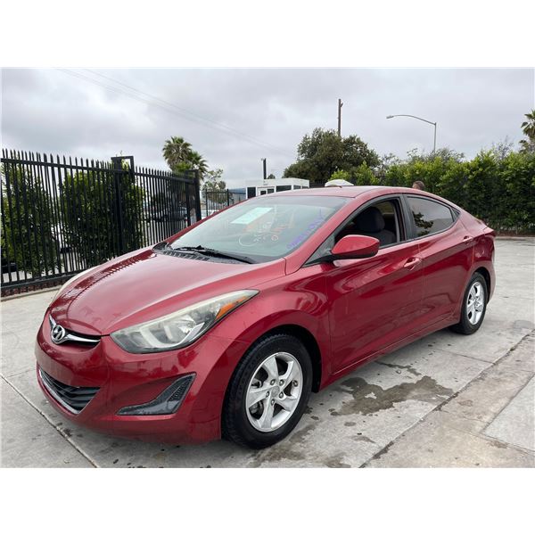 HYUN ELANTRA 2014 APPT/DUP-T SMOG