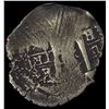 Image 2 : 1500s-1600s Spanish Colonial Silver Cob NEARLY UNCIRCULATED
