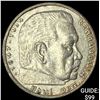 Image 1 : 1935-A Germany Silver 5 Reichsmark UNCIRCULATED