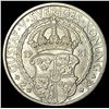Image 2 : 1921 Sweden Silver 2 Kroner Gustaf Vasa UNCIRCULATED