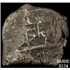 Image 1 : 1500s-1600s Spanish Colonial Silver Cob NEARLY UNCIRCULATED