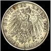 Image 2 : 1911-F Wurttemberg Silver 3 Mark CHOICE AU
