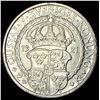 Image 2 : 1921 Sweden Silver 2 Kroner Gustaf Vasa UNCIRCULATED