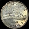 Image 2 : 1950 Canada Georgivs VI Silver Dollar CLOSELY UNCIRCULATED