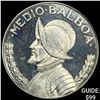 Image 1 : 1966 Panama Silver 1/2 Balboa CHOICE PROOF