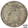 Image 1 : 1783 France Silver Ecu NEARLY UNCIRCULATED