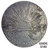 1832Zs OM Mexico Silver 8 Reales NEARLY UNCIRCULATED