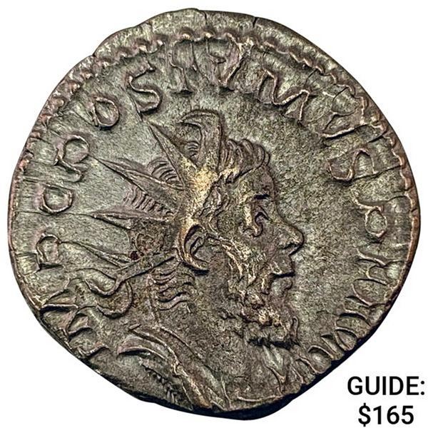 260-269 AD Romano-Gallic BI Double Denarius UNCIRCULATED