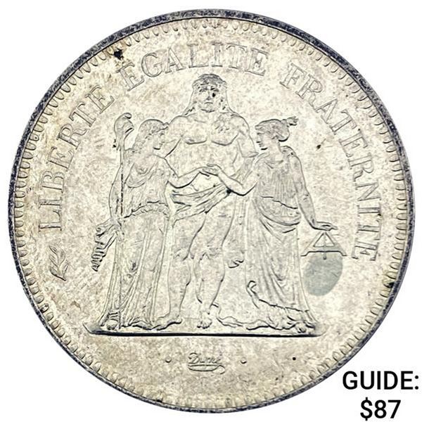 1974 France .8681oz Silver 50 Francs UNCIRCULATED