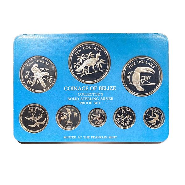 1975 [8] Sterling Silver Belize Proof Set