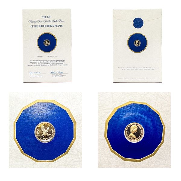 1980 $25 Gold Coin Virgin Islands (.0241 AGW)