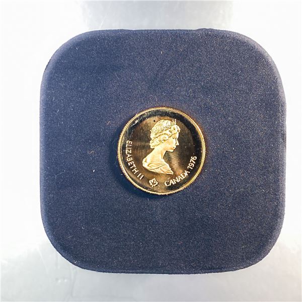 1976 $100 Gold Canada Olympics Coin (.25 AGW)