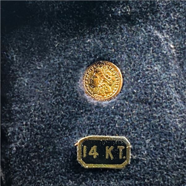 14k Gold Medal (.04 AGW)