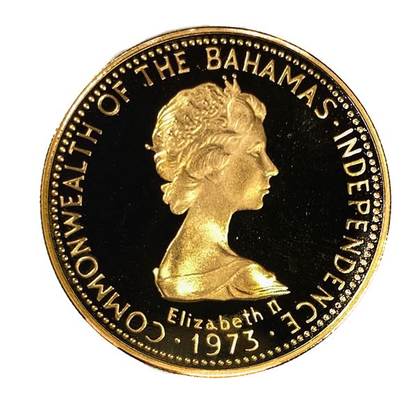 1973 $200 Bahamas Gold Coin (.3219 AGW)